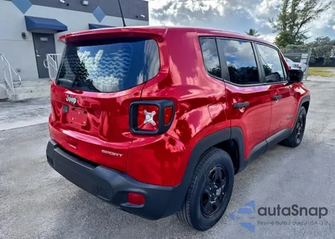 2020 Jeep Renegade Sport z USA, uszkodzony, nr VIN ZACNJAAB2LPL15502